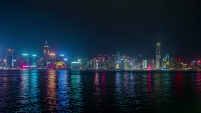 香港全景夜景_维多利亚港夜景_香港夜景
