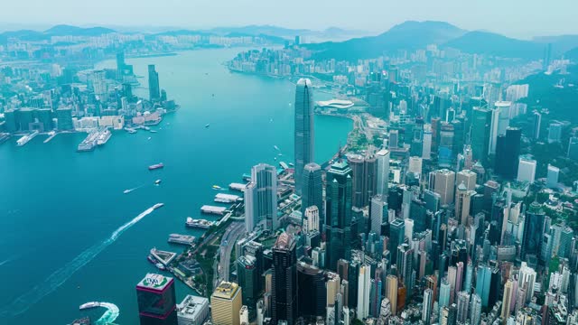 香港IFC香港国际金融中心航拍_香港航拍
